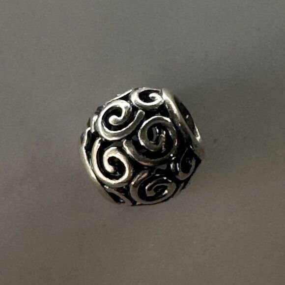 Pandora Openwork Swirls Bead Charm Ocean Breeze Charm 790896 - Picture 4 of 5